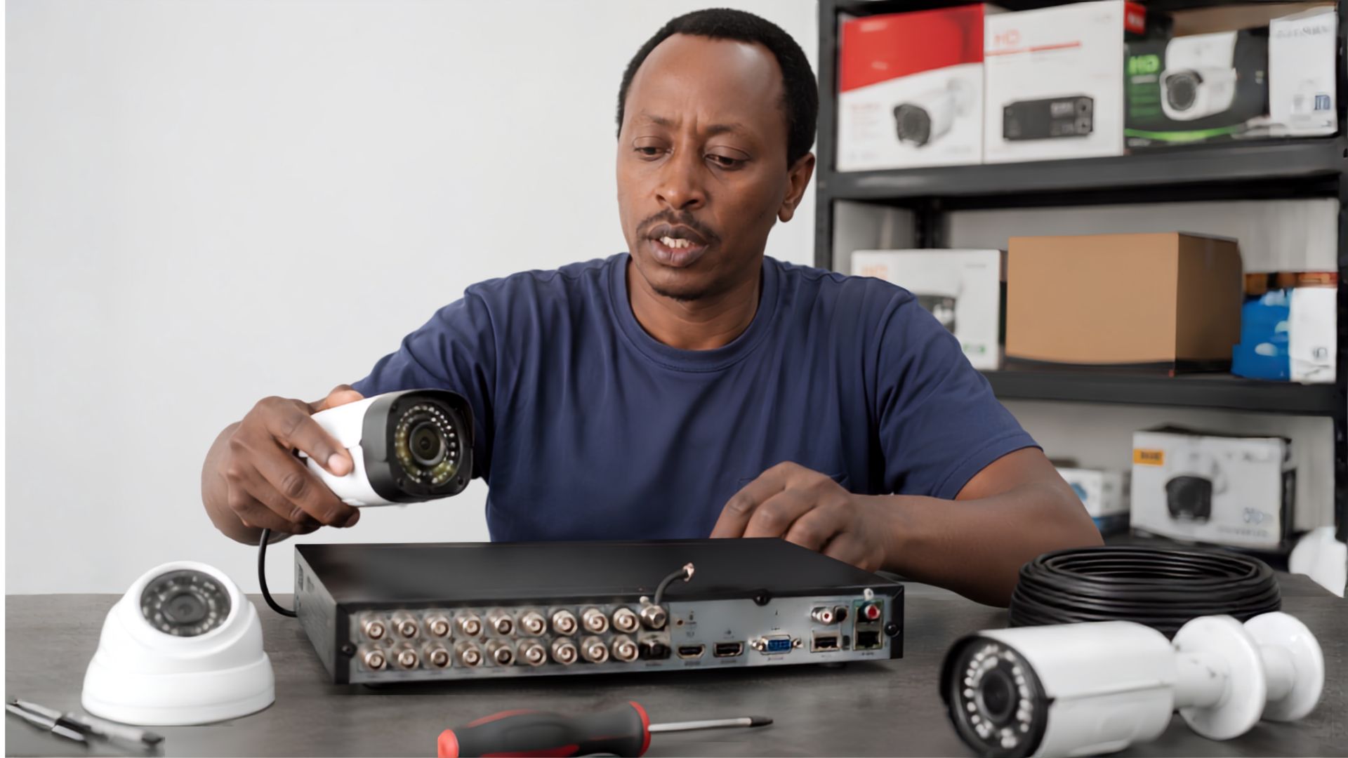 CCTV maintenance and equipment inspection