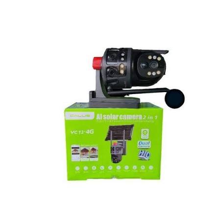 4G Solar camera - double lens-8000mAh